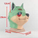 Animal cosplay Helmet Dog Latex helmet Halloween props