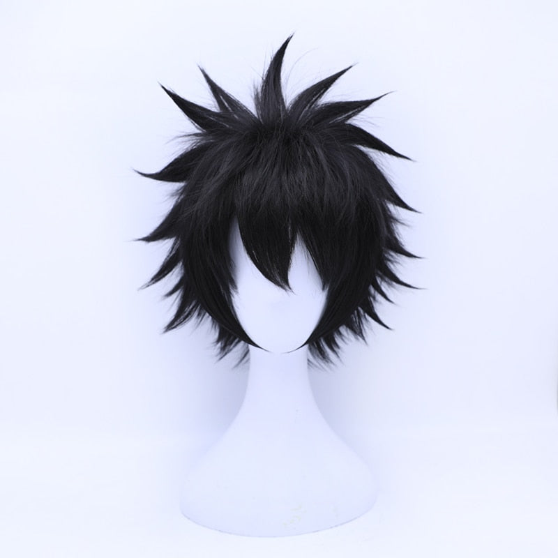 Anime My Hero Academia Dabi Wig Cosplay Costume Boku no Hero Academia Short Black Heat Resistant Synthetic Hair Party Wigs