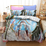 Anime Attack on Titan Cosplay Duvet Cover Set Halloween Quilt Cover