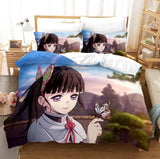 Demon Slayer Kamado Nezuko Bedding Set Cosplay Duvet Cover