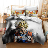 Anime Dragon Ball Cosplay Bedding Duvet Cover Halloween Sheets Bed Set