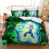 Anime Dragon Ball Cosplay Bedding Duvet Cover Halloween Sheets Bed Set