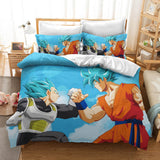 Anime Dragon Ball Cosplay Bedding Duvet Cover Halloween Sheets Bed Set