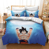 Anime Dragon Ball Cosplay Bedding Duvet Cover Halloween Sheets Bed Set