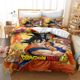 Anime Dragon Ball Cosplay Bedding Duvet Cover Halloween Sheets Bed Set