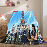 Anime Fairy Tail Cosplay Flannel Blanket Room Decoration Throw