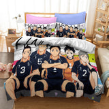 Anime Haikyuu Cosplay Bedding Duvet Cover Halloween Sheets Bed Set