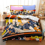 Anime Haikyuu Cosplay Bedding Duvet Cover Halloween Sheets Bed Set