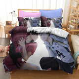 Anime Haikyuu Cosplay Bedding Duvet Cover Halloween Sheets Bed Set