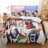 Anime Haikyuu Cosplay Bedding Duvet Cover Halloween Sheets Bed Set