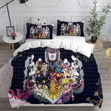 Anime JoJo's Bizarre Adventure Stone Ocean Cosplay Bedding Sets Duvet Cover Halloween Comforter Sets