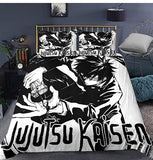 Anime Jujutsu Kaisen Cosplay Bedding Set Duvet Cover Halloween Bed Sheets