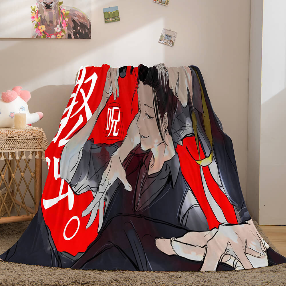 Anime Jujutsu Kaisen Cosplay Blanket Room Decoration Throw