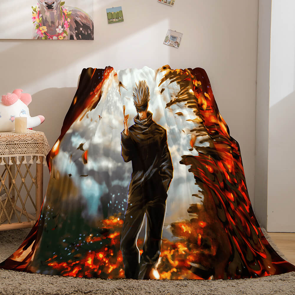Anime Jujutsu Kaisen Cosplay Blanket Room Decoration Throw