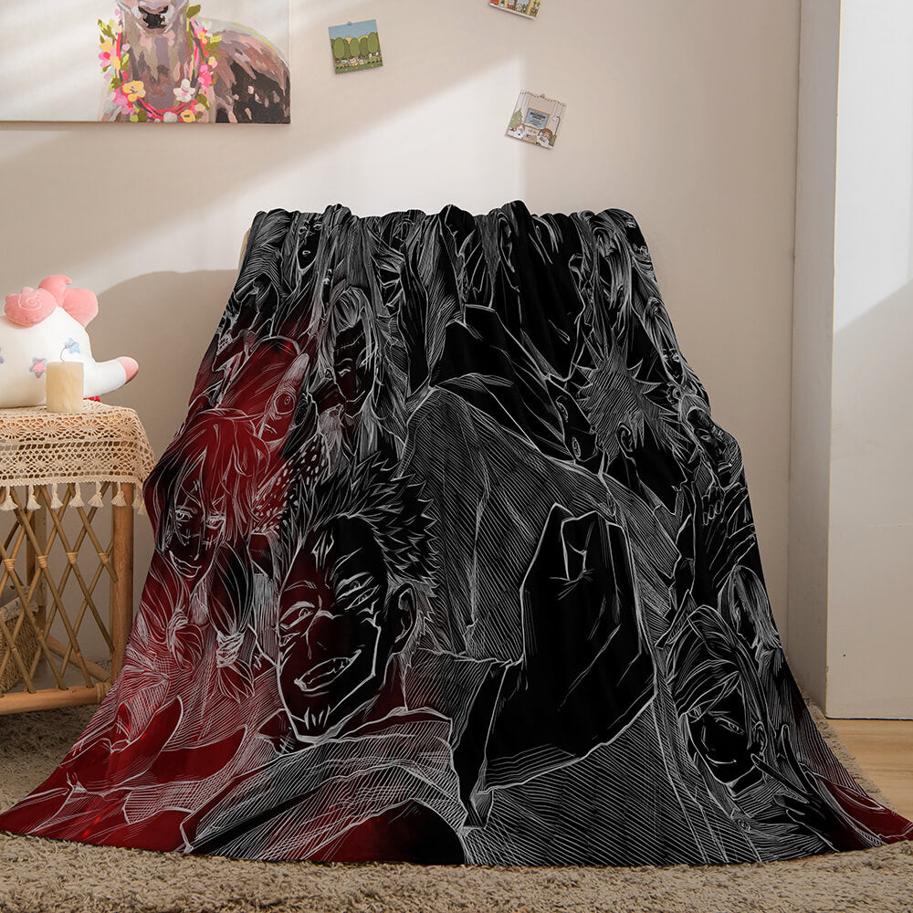 Anime Jujutsu Kaisen Cosplay Blanket Room Decoration Throw
