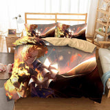 Anime One Piece Cosplay Bedding Duvet Cover Halloween Sheets Bed Set