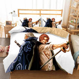 Anime One Piece Cosplay Bedding Duvet Cover Halloween Sheets Bed Set