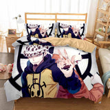 Anime One Piece Cosplay Bedding Duvet Cover Halloween Sheets Bed Set