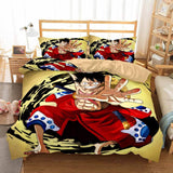Anime One Piece Cosplay Bedding Duvet Cover Halloween Sheets Bed Set