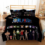 Anime One Piece Cosplay Bedding Duvet Cover Halloween Sheets Bed Set