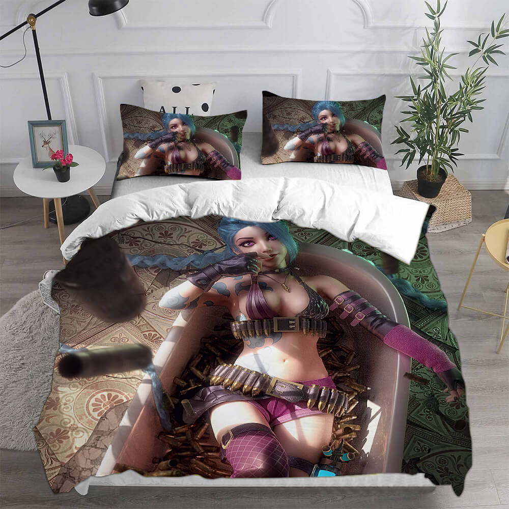 Arcane: League of Legends Cosplay Bedding Sets Duvet Cover Halloween Comforter Sets