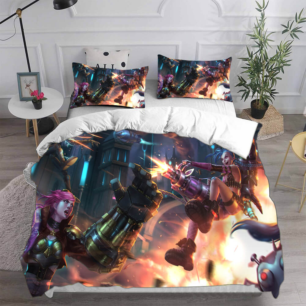 Arcane: League of Legends Cosplay Bedding Sets Duvet Cover Halloween Comforter Sets