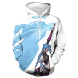 Arcane: League of Legends Hoodie Cosplay Sweater Halloween Costume