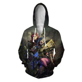 Arcane: League of Legends Hoodie Cosplay Sweater Halloween Costume