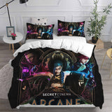 Arcane Season 1 Cosplay Bedding Sets Duvet Cover Halloween Comforter Sets
