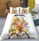 Avatar The Last Airbender Cosplay Duvet Cover Set Halloween Quilt Cover