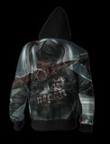 BFJmz Batman Suicide Squad Harley Quinn 3D Printing Coat Zipper Coat Leisure Sports Sweater  Autumn And Winter - bfjcosplayer