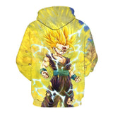 BFJmz Dragon Ball Sun Wukong Hooded Sweater 3D Printing Coat Leisure Sports Sweater Autumn And Winter - bfjcosplayer