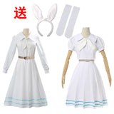 Anime BEASRARS Legosi The Rabbit White Dress cosplay costume