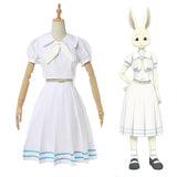 Anime BEASRARS Legosi The Rabbit White Dress cosplay costume