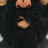 Bald Dick Face Big Nose Beard Penis Cosplay Latex Helmet Halloween Props