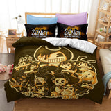 Bendy And The Ink Machine Cosplay Bedding Set Duvet Cover Halloween Bed Sheets