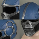 Black Widow Captain America Taskmaster Mask Superhero Helmet Latex Props - bfjcosplayer