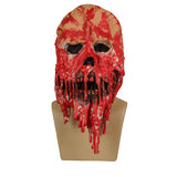 Bloody skull Horror Cosplay Latex Helmet Halloween Props