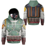 Boba Fett Hoodie Cosplay Sweater Halloween Costume