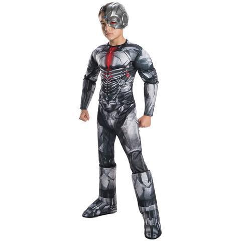 BFJFY Boys Justice League Deluxe Cyborg Costume - bfjcosplayer