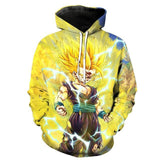 BFJmz Dragon Ball Sun Wukong Hooded Sweater 3D Printing Coat Leisure Sports Sweater Autumn And Winter