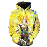 BFJmz Dragon Ball Sun Wukong Hooded Sweater 3D Printing Coat Leisure Sports Sweater Autumn And Winter - bfjcosplayer