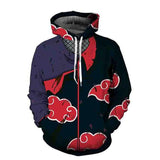 BFJmz Hokage Ninjia Uchiha Itachi 3D Printing Coat Zipper Coat Leisure Sports Sweater Autumn And Winter - bfjcosplayer