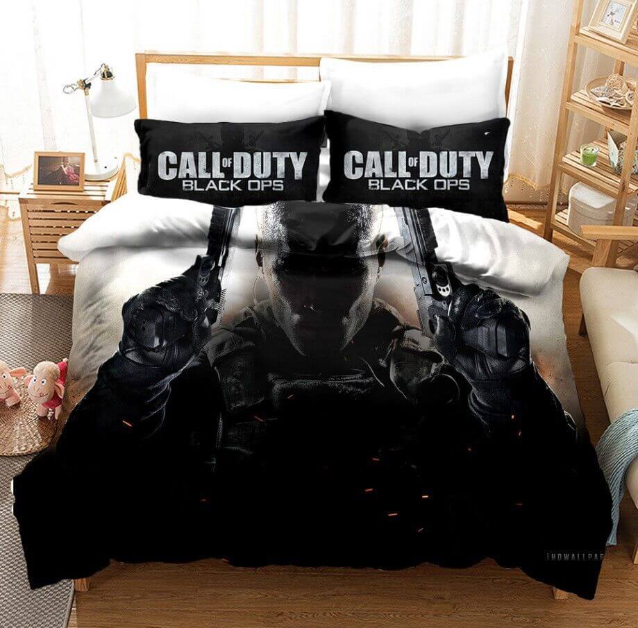 Call of Duty Cosplay Bedding Set Duvet Cover Halloween Sheets