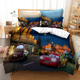 Cartoon Cars Cosplay Bedding Duvet Cover Halloween Sheets Bed Set