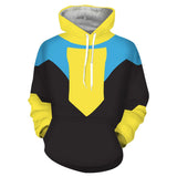 Cartoon Invincible Mark Grayson Cosplay Hoodie Sweater Halloween Costume