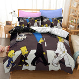 Cartoon The Simpsons Cosplay Bedding Set Duvet Cover Halloween Bed Sheets