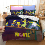 Cartoon The Simpsons Cosplay Bedding Set Duvet Cover Halloween Bed Sheets