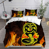 Cobra Kai Cosplay Bedding Sets Duvet Cover Halloween Comforter Sets