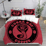 Cobra Kai Cosplay Bedding Sets Duvet Cover Halloween Comforter Sets